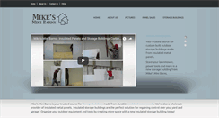 Desktop Screenshot of mikesstoragebuildings.com